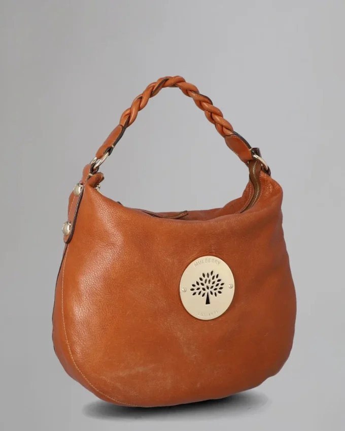 Medium Daria Hobo Begagnad Oak Mjuka, svampiga begagnade väskor