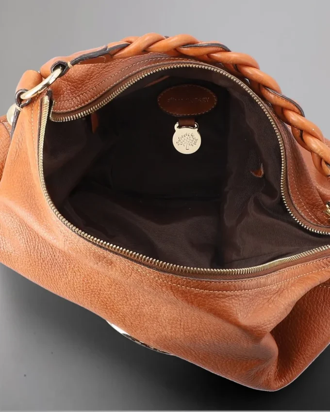 Medium Daria Hobo Begagnad Oak Mjuka, svampiga begagnade väskor