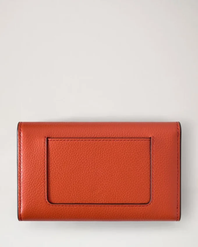Medium Darley-plånbok Korallorange Liten klassisk struktur Medium Darley-plånbok Korallorange Liten klassisk struktur
