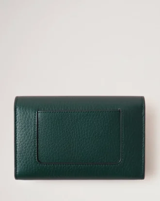 Medium Darley-plånbok Mulberry Green Heavy Grain