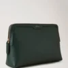 Medium kosmetisk necessär Mulberry Green Small Classic Grain