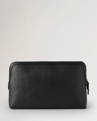 Medium kosmetisk påse Svart Small Classic Grain