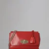 Medium Lily Begagnad Poppy Red-färgad vegetabiliskt garvad