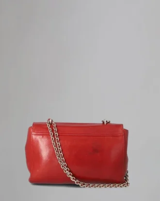 Medium Lily Begagnad Poppy Red-färgad vegetabiliskt garvad