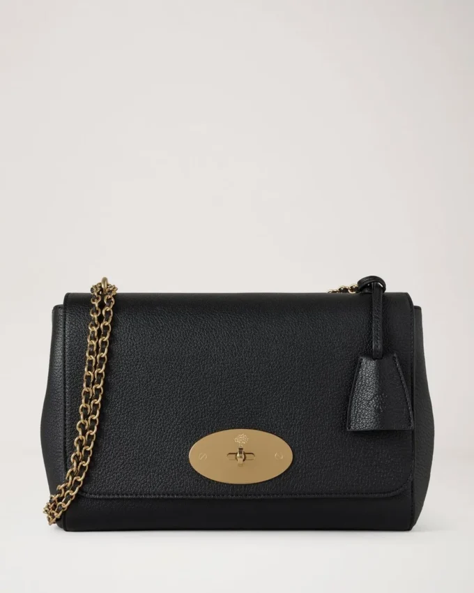 Medium Lily Svart Glansig Get Damer Medium Lily Svart Glansig Get Damer
