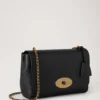 Medium Lily Svart Glansig Get Damer Medium Lily Svart Glansig Get Damer