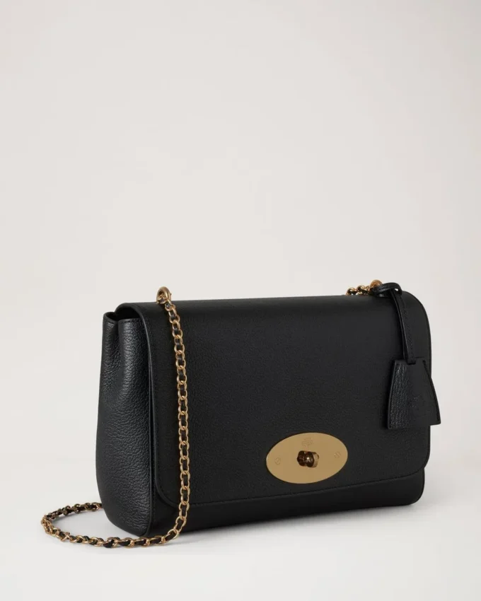 Medium Lily Svart Glansig Get Damer Medium Lily Svart Glansig Get Damer