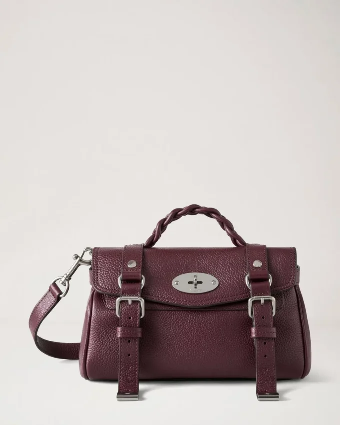 Mini Alexa Black Cherry Small Classic Grain Women Mini Alexa Black Cherry Small Classic Grain Women