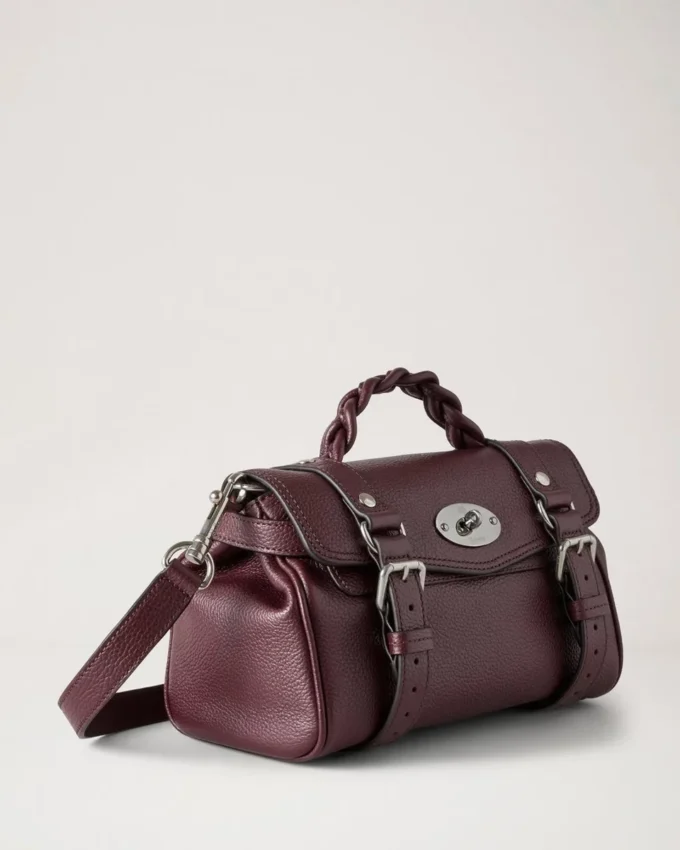 Mini Alexa Black Cherry Small Classic Grain Women Mini Alexa Black Cherry Small Classic Grain Women