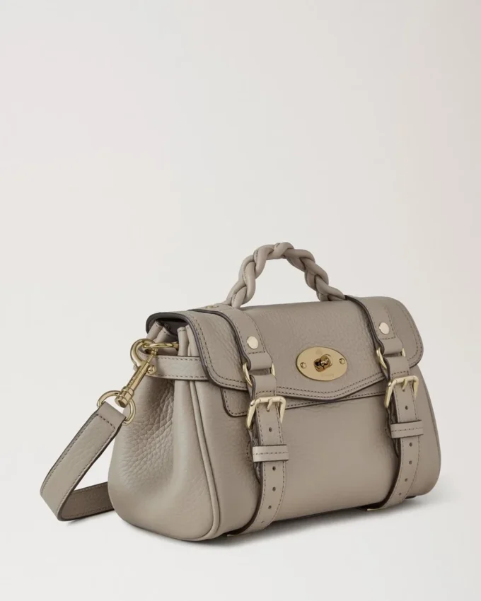 Mini Alexa Cashmere Taupe Heavy Grain Dam Mini Alexa Cashmere Taupe Heavy Grain Dam