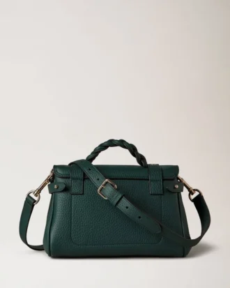 Mini Alexa Mulberry Green Heavy Grain Women