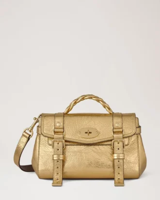 Mini Alexa Somerset Gold Grainy Metallic Dam