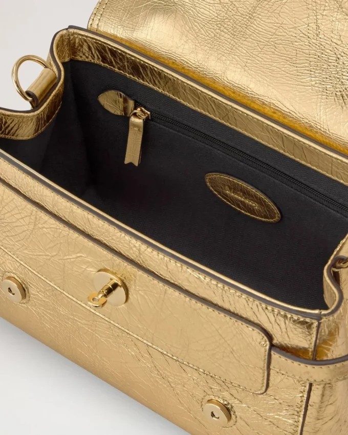 Mini Alexa Somerset Gold Grainy Metallic Dam Mini Alexa Somerset Gold Grainy Metallic Dam