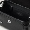 Mini Alexa svarta handväskor i högblankt läder Mini Alexa svarta handväskor i högblankt läder