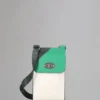 Mini Antony Begagnad Gräsgrön, vit & Mulberry Green Liten klassisk kornstruktur Mini Antony Begagnad Gräsgrön, vit & Mulberry Green Liten klassisk kornstruktur