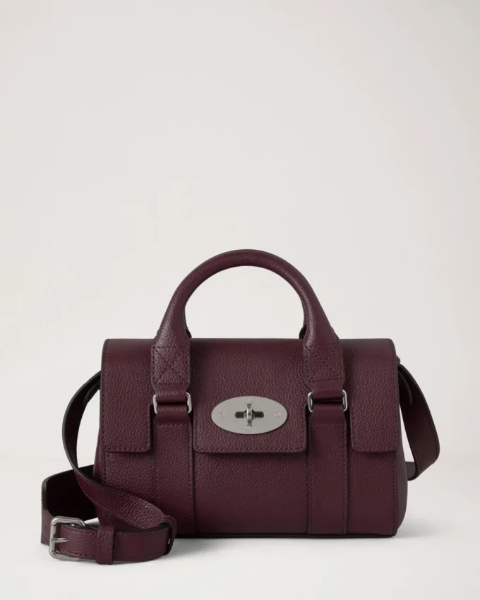 Mini Bayswater Black Cherry Small Classic Grain Mini Bayswater Black Cherry Small Classic Grain
