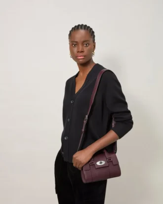 Mini Bayswater Black Cherry Small Classic Grain