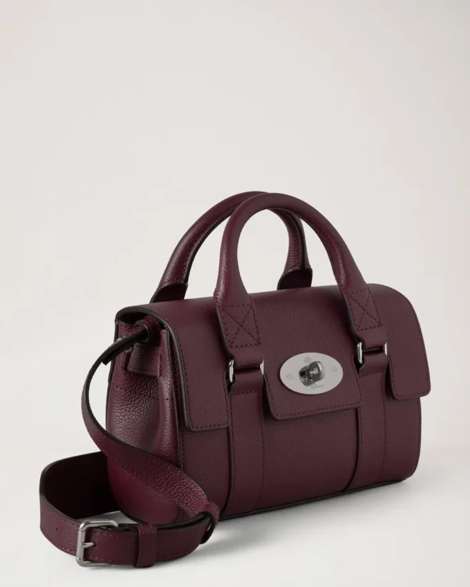 Mini Bayswater Black Cherry Small Classic Grain Mini Bayswater Black Cherry Small Classic Grain