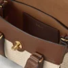Mini Bayswater Ecru & Bright Oak Raffia & läderkant Mini Bayswater Ecru & Bright Oak Raffia & läderkant