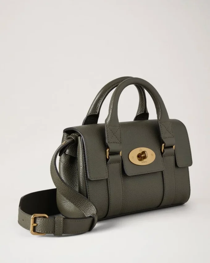 Mini Bayswater Juniper Green Small Classic Grain Mini Bayswater Juniper Green Small Classic Grain