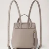 Mini Bayswater-ryggsäck i kashmirgrått, liten klassisk struktur Mini Bayswater-ryggsäck i kashmirgrått, liten klassisk struktur