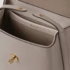 Mini Bayswater-ryggsäck i kashmirgrått, liten klassisk struktur Mini Bayswater-ryggsäck i kashmirgrått, liten klassisk struktur