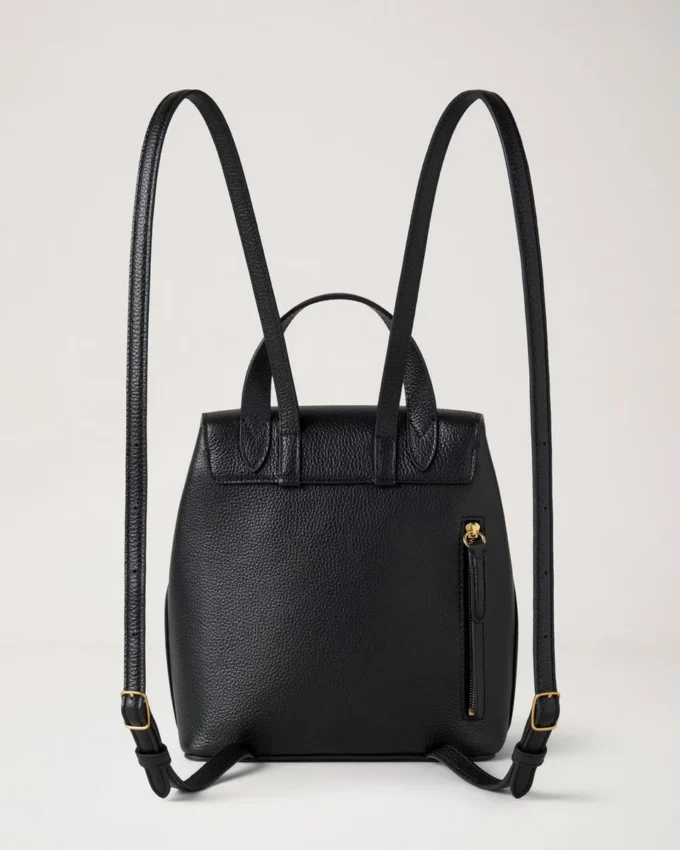 Mini Bayswater-ryggsäck Svart Small Classic Grain Mini Bayswater-ryggsäck Svart Small Classic Grain