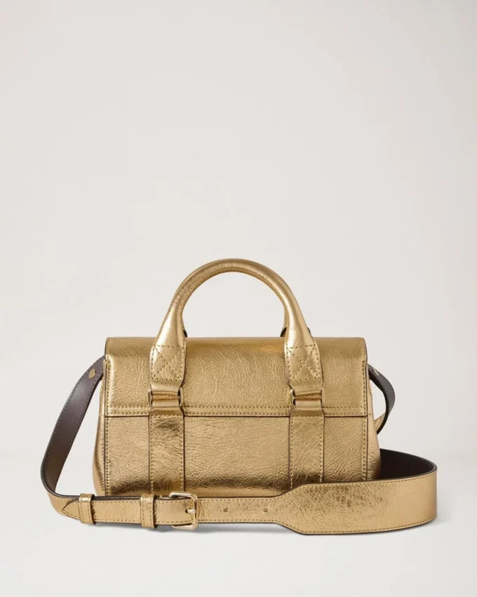 Mini Bayswater Somerset Gold Grainy Metallic Bayswater Mini Bayswater Somerset Gold Grainy Metallic Bayswater