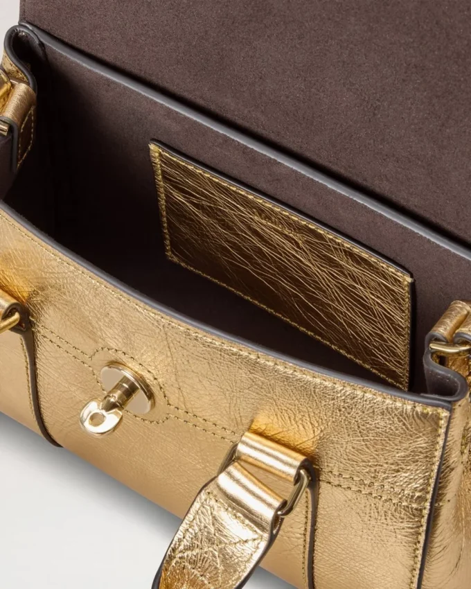 Mini Bayswater Somerset Gold Grainy Metallic Bayswater Mini Bayswater Somerset Gold Grainy Metallic Bayswater