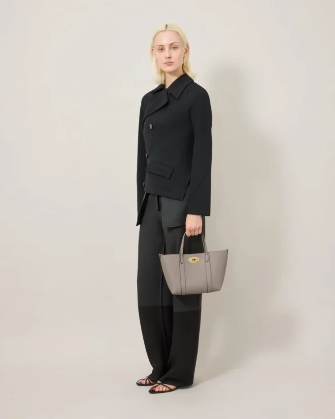 Mini Bayswater Tote Cashmere Taupe Small Classic Grain Mini Bayswater Tote Cashmere Taupe Small Classic Grain