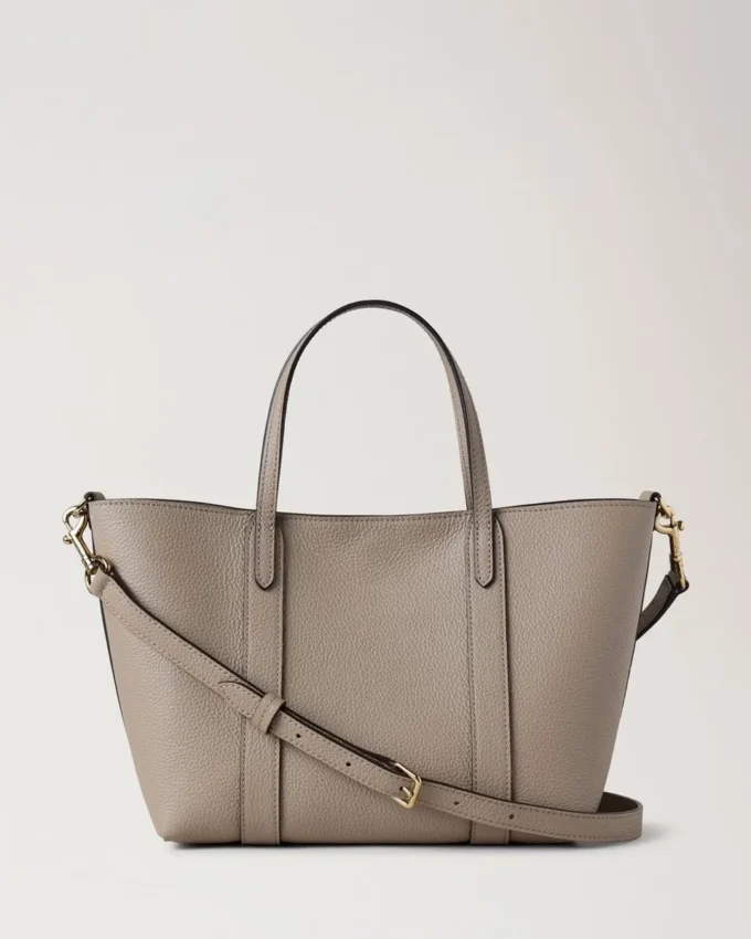 Mini Bayswater Tote Cashmere Taupe Small Classic Grain Mini Bayswater Tote Cashmere Taupe Small Classic Grain