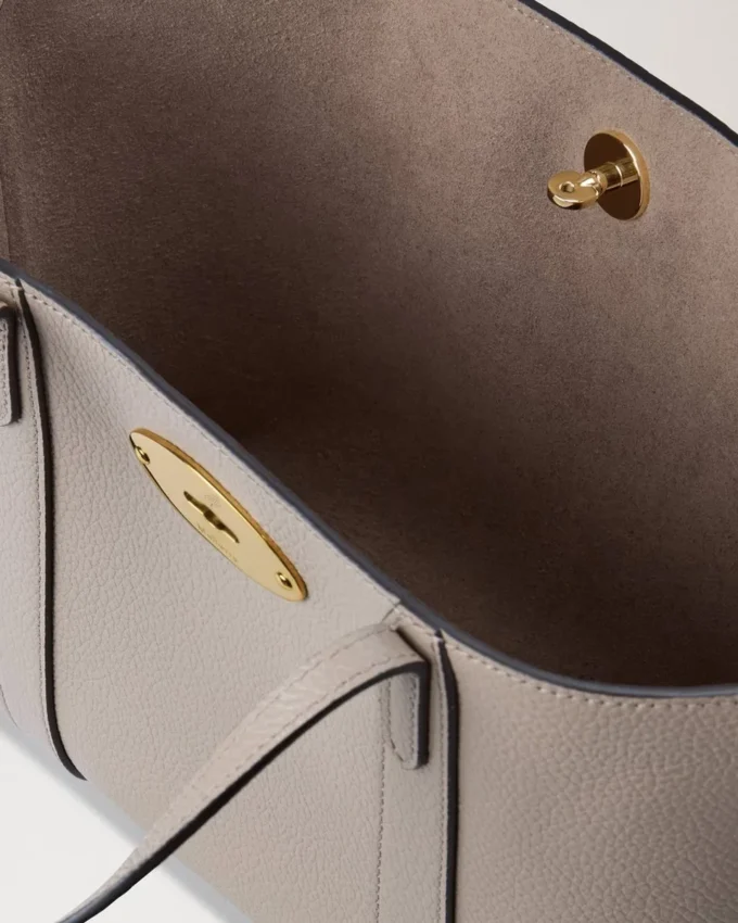 Mini Bayswater Tote Cashmere Taupe Small Classic Grain Mini Bayswater Tote Cashmere Taupe Small Classic Grain
