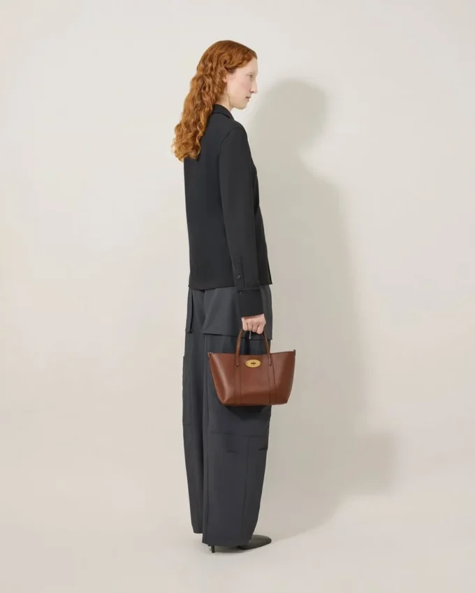 Mini Bayswater Tote Oak Two-Tone Small Classic Grain Mini Bayswater Tote Oak Two-Tone Small Classic Grain