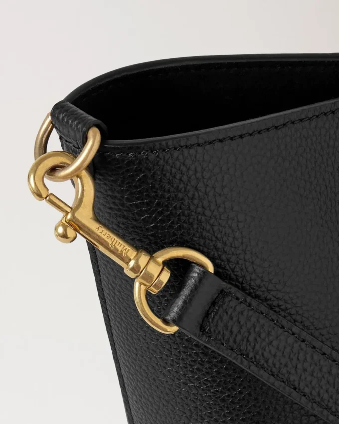 Mini Bayswater Tote Svart Small Classic Grain Dam Mini Bayswater Tote Svart Small Classic Grain Dam