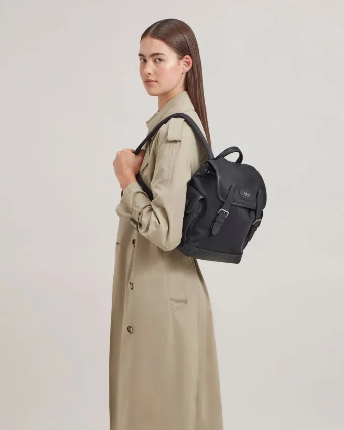 Mini Heritage Nylonryggsäck Svart Nylon Damer