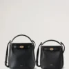 Mini Islington Bucket Svart Small Classic Grain Mini Islington Bucket Svart Small Classic Grain