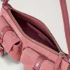 Mini Roxanne axelväska Rosa Scrumpy Suede Roxanne Mini Roxanne axelväska Rosa Scrumpy Suede Roxanne