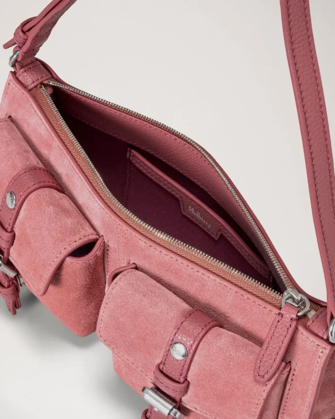 Mini Roxanne axelväska Rosa Scrumpy Suede Roxanne Mini Roxanne axelväska Rosa Scrumpy Suede Roxanne