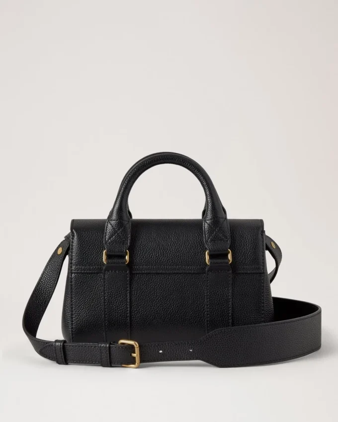 Mini Small Bayswater Svart Väska med klassiskt mönster och handtag Mini Small Bayswater Svart Väska med klassiskt mönster och handtag