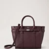 Mini Zipped Bayswater Black Cherry Small Classic Grain