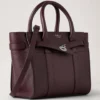 Mini Zipped Bayswater Black Cherry Small Classic Grain