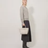Mini Zipped Bayswater Chalk Small Classic Grain