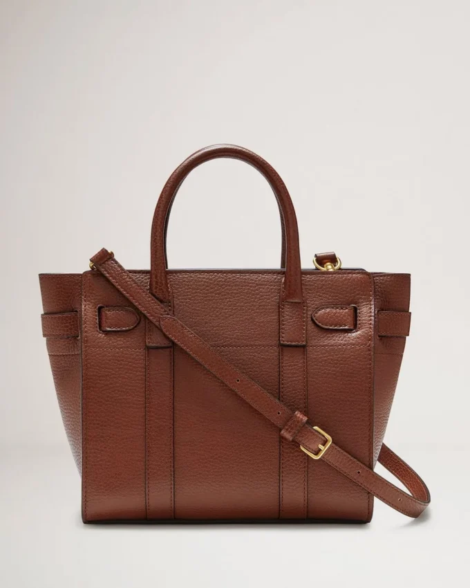 Mini Zipped Bayswater Oak Two-Tone Small Classic Grain