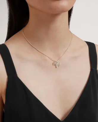 Mulberry-halsband i sterlingsilver för kvinnor