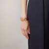 Mulberry Leaf armband i guld, blandade material