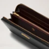Mulberry-plakett 8 kreditkort med dragkedja Svart Liten klassisk struktur Mulberry-plakett 8 kreditkort med dragkedja Svart Liten klassisk struktur