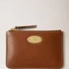 Mulberry-plakett, liten myntpåse med dragkedja, ek, Nvt, dam Mulberry-plakett, liten myntpåse med dragkedja, ek, Nvt, dam