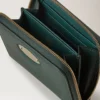 Mulberry-plakett, liten plånbok med dragkedja runt om, Mulberry Green, liten, klassisk struktur Mulberry-plakett, liten plånbok med dragkedja runt om, Mulberry Green, liten, klassisk struktur