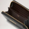 Mulberry-plakett, liten plånbok med dragkedja runt om, svart, liten klassisk struktur Mulberry-plakett, liten plånbok med dragkedja runt om, svart, liten klassisk struktur