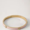 Mulberry Tree-armband i emalj, puderrosa rostfritt stål och emalj